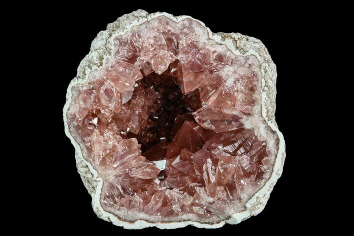 Pink Amethyst Geode Section - Argentina #124169